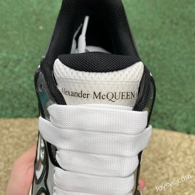 Alexander McQueen Sprint Runner White Silver Dad Shoes