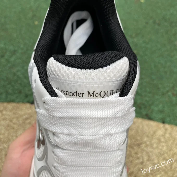 Alexander McQueen Sprint Runner White Grey Dad Shoes