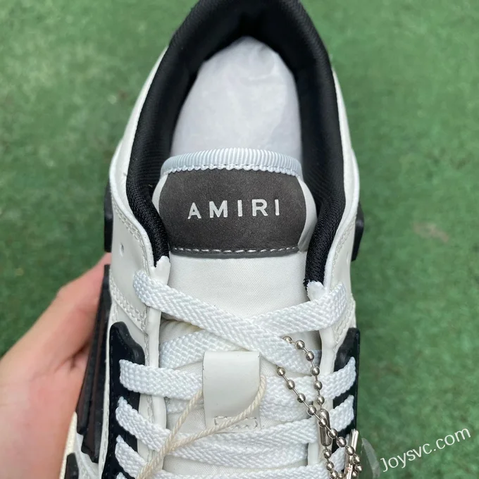 AMRI Skel-Top Low-Top Leather Sneakers in White