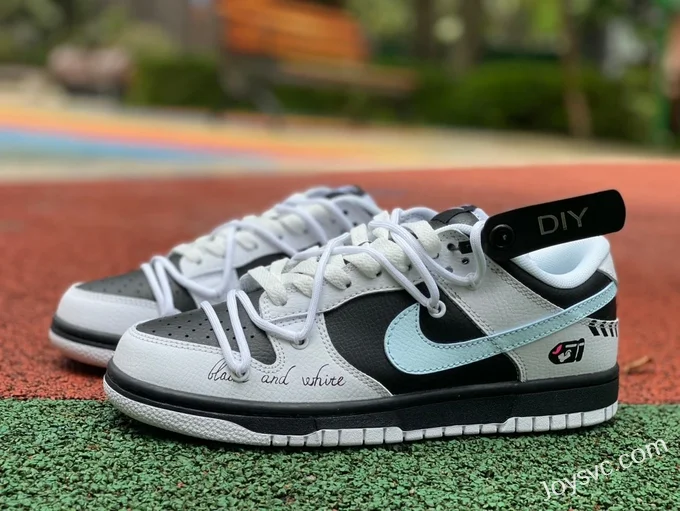 Nike Dunk Low Reverse Panda Blue Hook FD9064-011