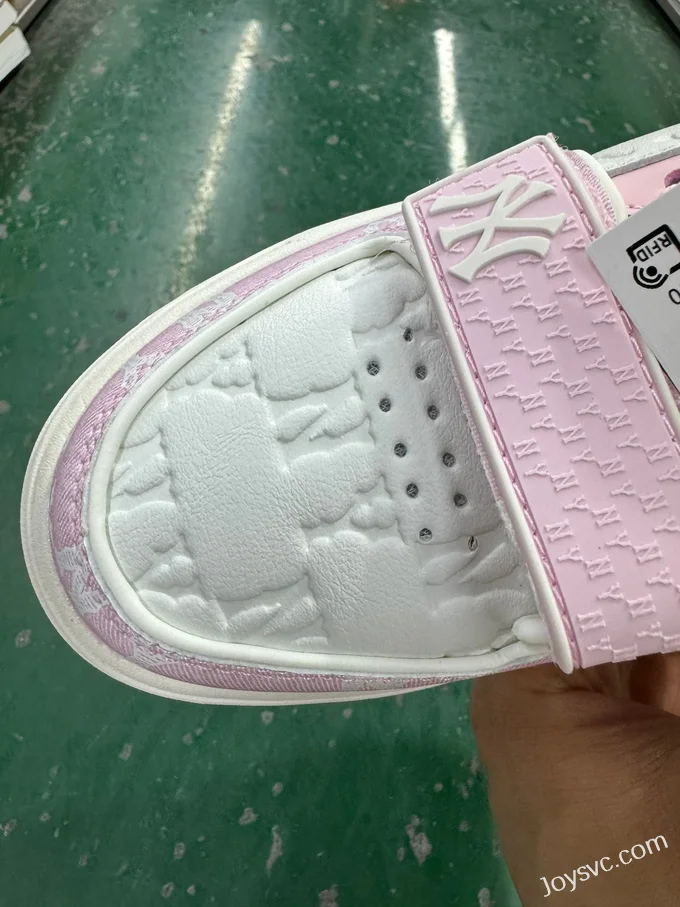 MLB White Pink Print Casual Shoes