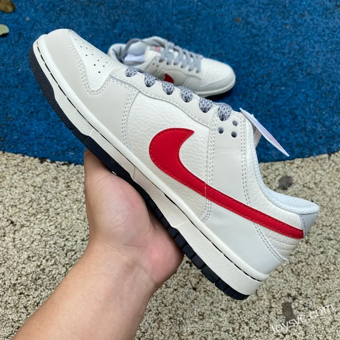 Nike Dunk Low x Supreme White Red DQ1098-333