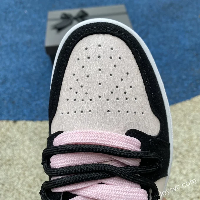 Air Jordan 1 Low DX4374-008 Black Pink Strap Retro