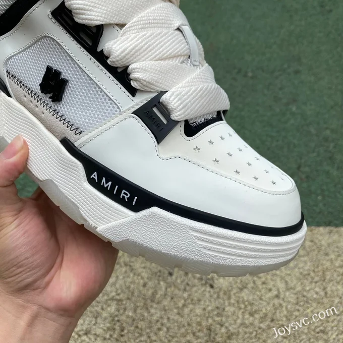 AMIRI MA-1 White Black Low Top Sneakers