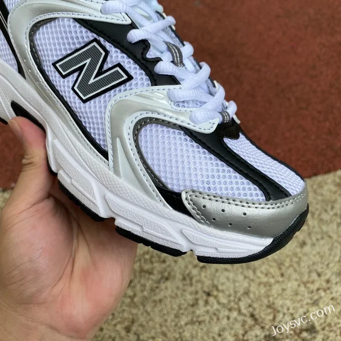 NB 530 Silver White Black New Balance 530 Retro Running Shoes MR530LB