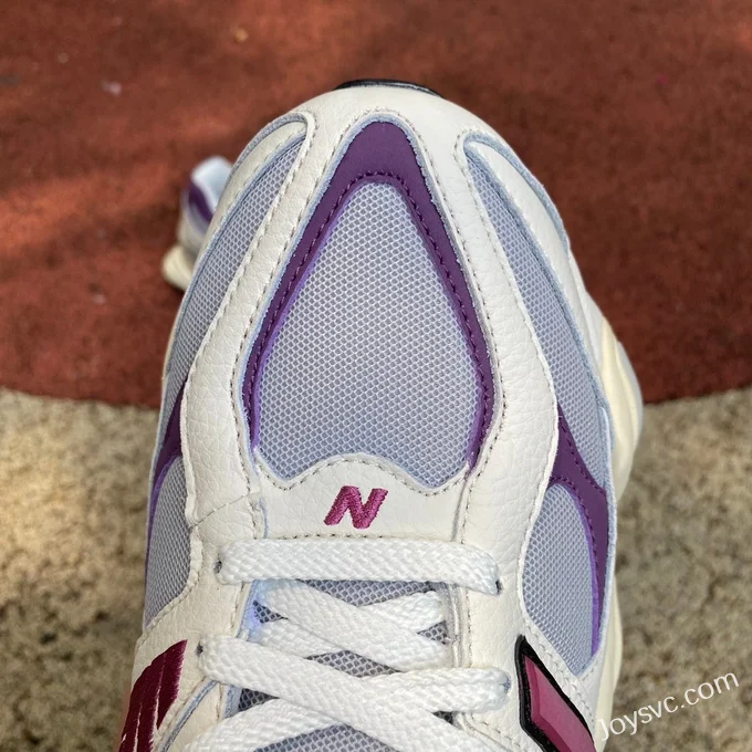 New Balance 9060 White Grey Purple Pure Original Retro Running Shoes U9060ESC