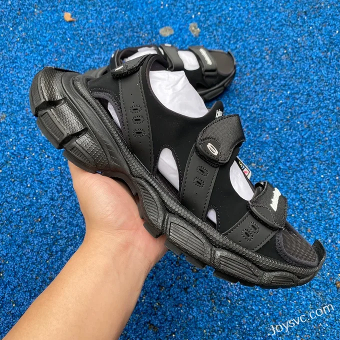 Balenciaga 3XL Black Sandals Pure Original Comfortable Beach Sandals