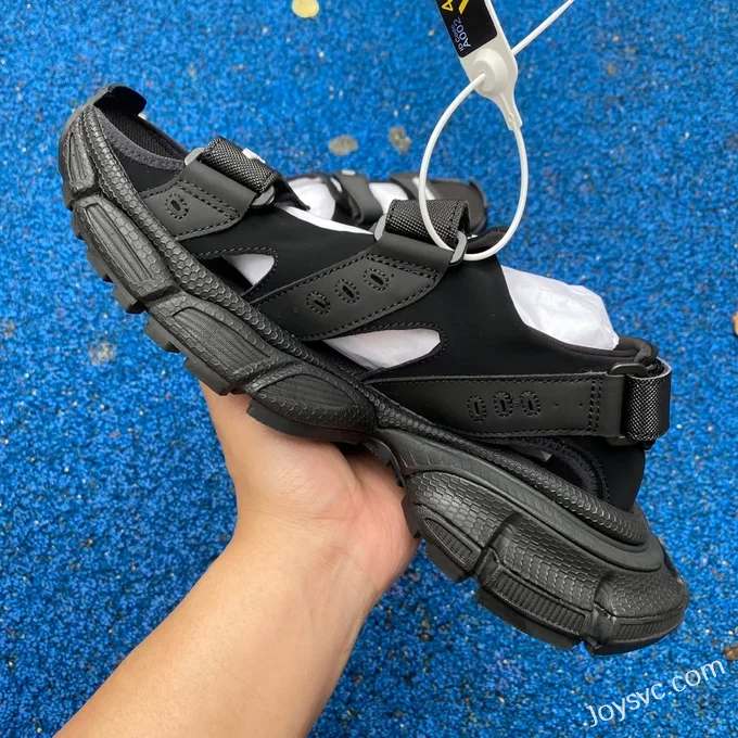 Balenciaga 3XL Black Sandals Pure Original Comfortable Beach Sandals