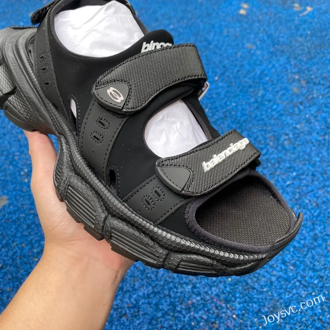 Balenciaga 3XL Black Sandals Pure Original Comfortable Beach Sandals