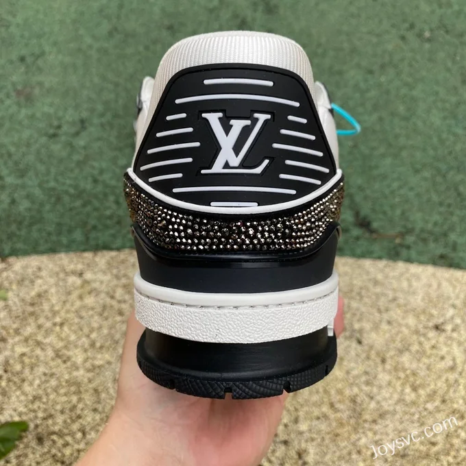 Louis Vuitton Trainer Crystal Black White Pure Version