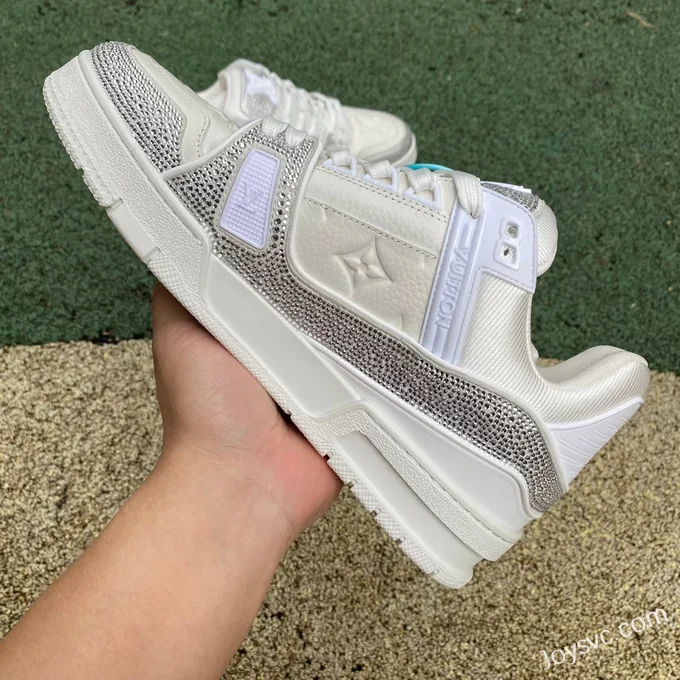 Louis Vuitton Trainer Crystal White Pure Version