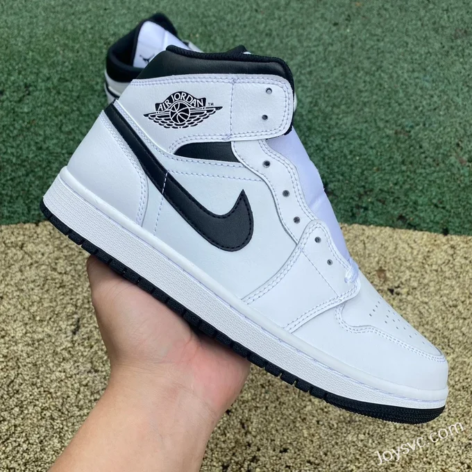 Air Jordan 1 Mid White Black DQ8426-132