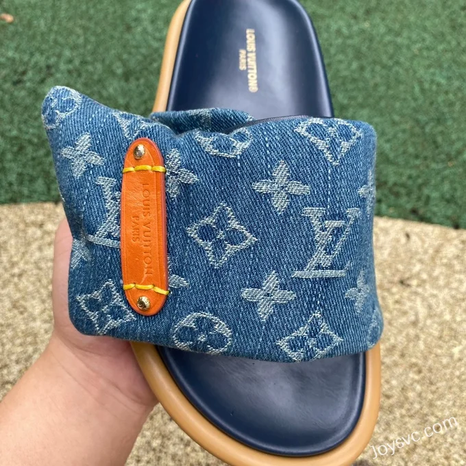 Louis Vuitton Comfort Denim Slides