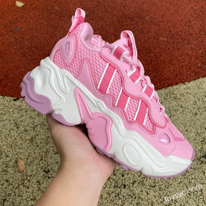 Adidas Ozthemis White Pink Retro Sneakers IH0839