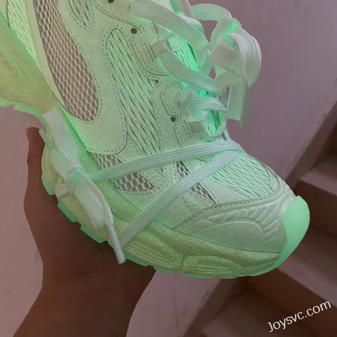 Balenciaga 3XL White Glow-in-the-Dark Sneakers