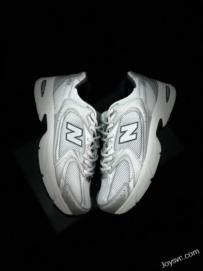 NB 530 Silver White New Balance 530 Retro Running Shoes MR530LG