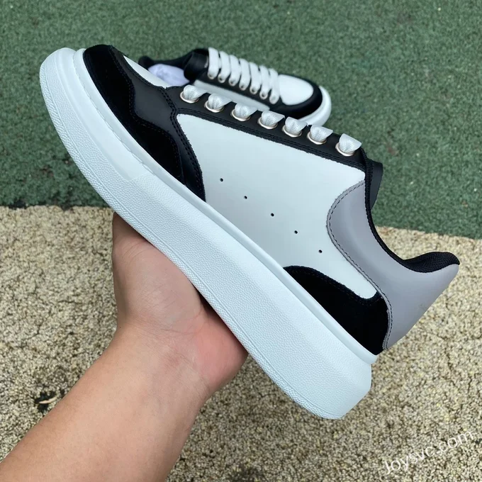 Alexander McQueen 2.0 White Grey Black Low-Top Sneakers