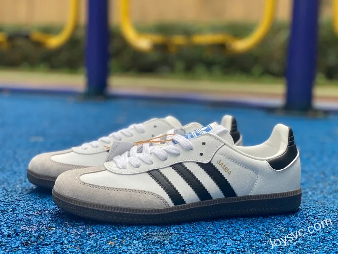 Adidas Samba OG White Grey Black Retro Sneakers B75806