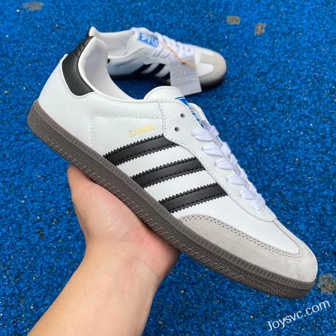 Adidas Samba OG White Grey Black Retro Sneakers B75806