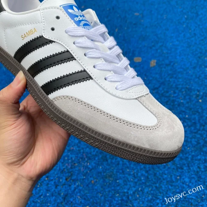 Adidas Samba OG White Grey Black Retro Sneakers B75806