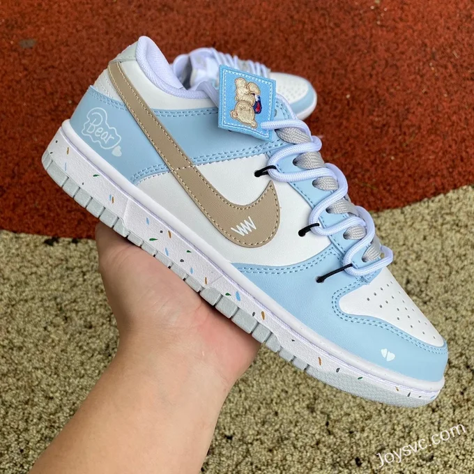 Nike Dunk Low White Blue Brown DV0831-101