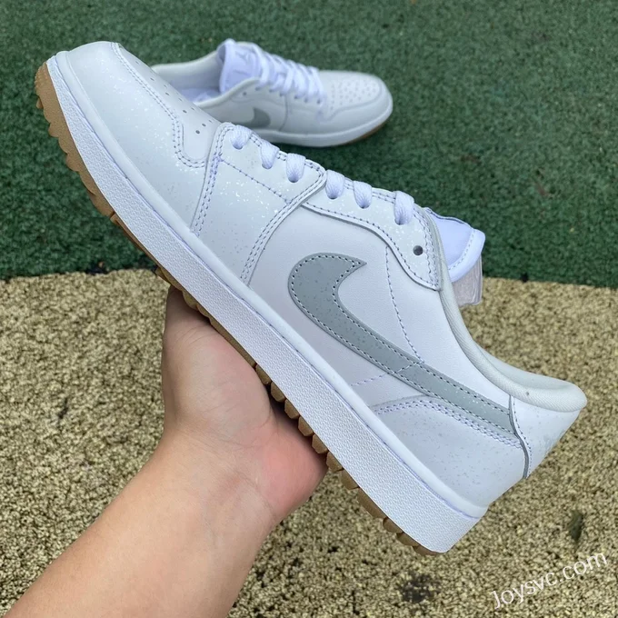 Air Jordan 1 Low Golf DD9315-111 White Grey DT Version