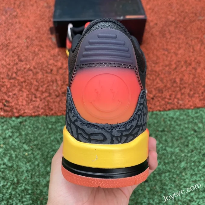 J Balvin x Air Jordan 3 FN0344-001 Black Rainbow