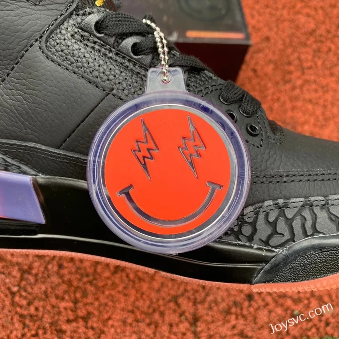 J Balvin x Air Jordan 3 FN0344-001 Black Rainbow