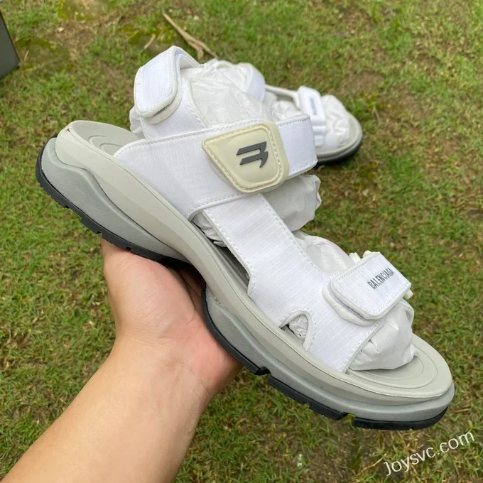 Balenciaga Grey Sandals Vintage Dad Shoes