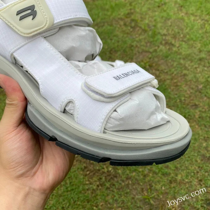 Balenciaga Grey Sandals Vintage Dad Shoes