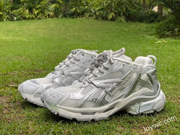 Balenciaga 7.0 Silver White Pure Original Vintage Dad Shoes