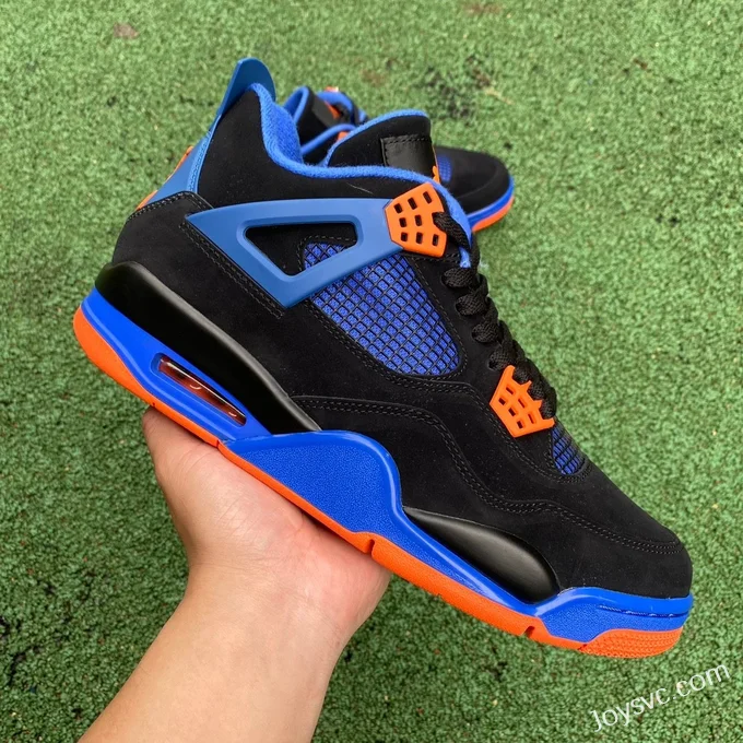 Air Jordan 4 Retro Cavs 308497-027 Black Orange