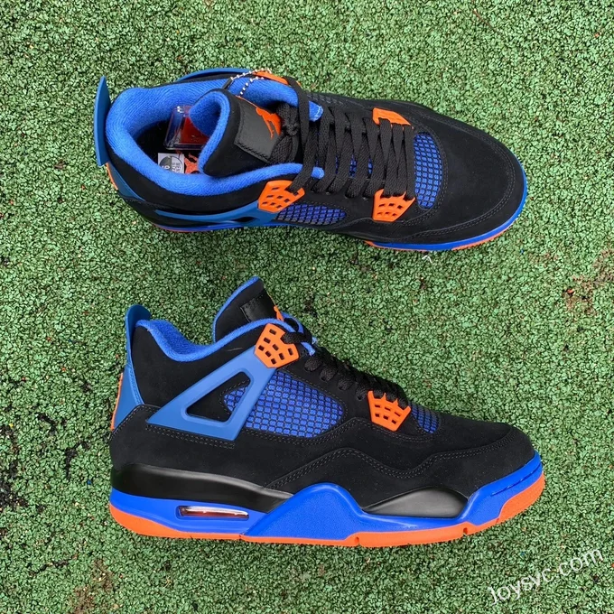 Air Jordan 4 Retro Cavs 308497-027 Black Orange