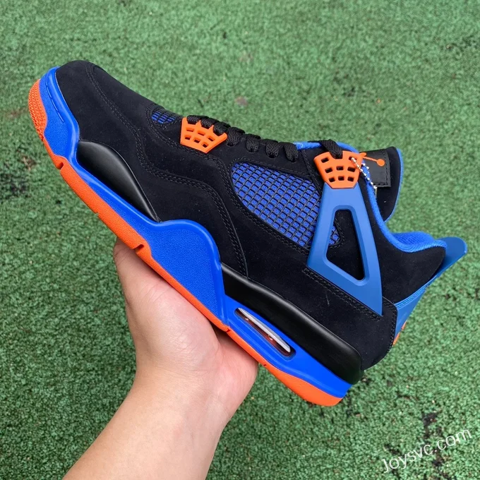 Air Jordan 4 Retro Cavs 308497-027 Black Orange