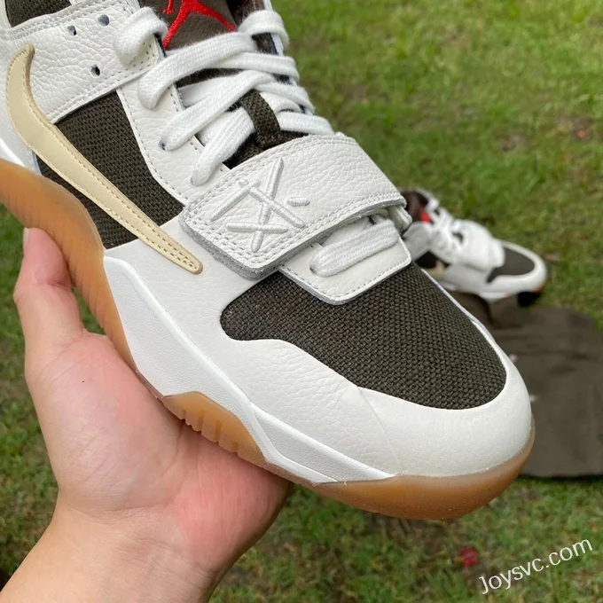 Travis Scott x Jordan Cut The Check FZ8117-100 White Black Brown LW Version