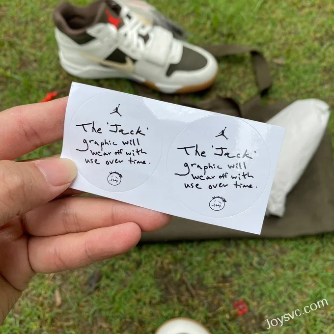 Travis Scott x Jordan Cut The Check FZ8117-100 White Black Brown LW Version