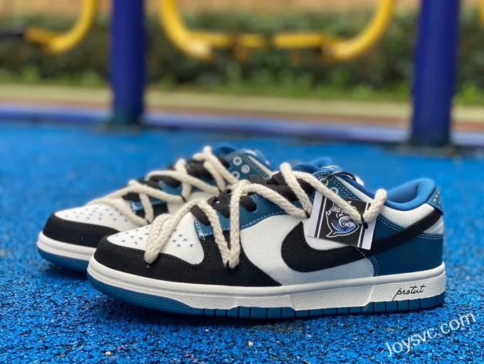 Nike Dunk Low Outdoor Style Black White Blue DV0834-101