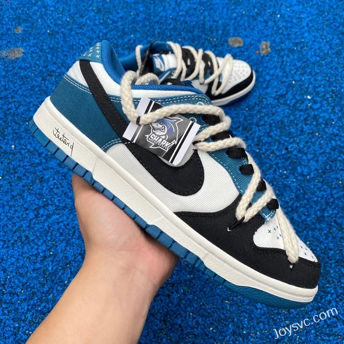 Nike Dunk Low Outdoor Style Black White Blue DV0834-101