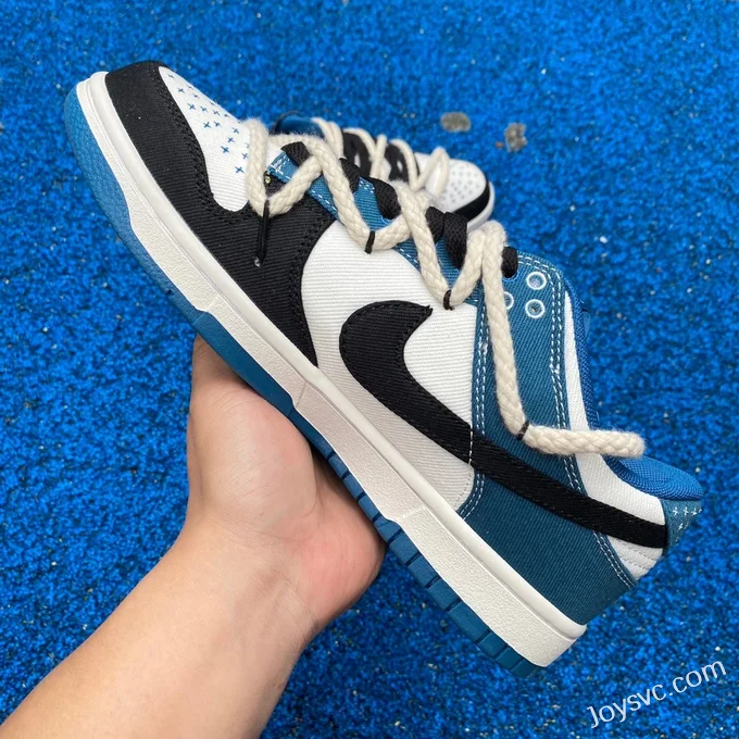 Nike Dunk Low Outdoor Style Black White Blue DV0834-101