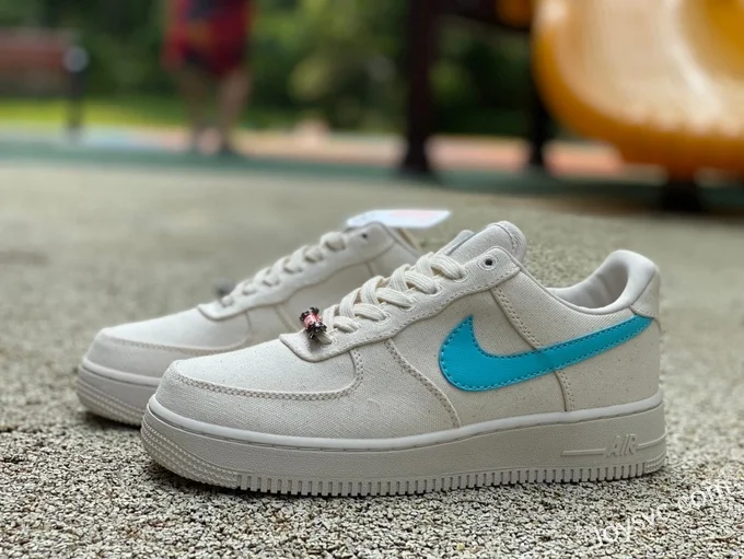 RTFKT x Nike Air Force 1 Human Beige Blue FQ3954-100