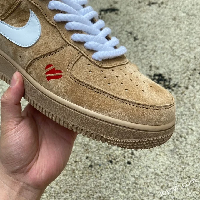 Nike Air Force 1 BY YOU Wheat White Hook