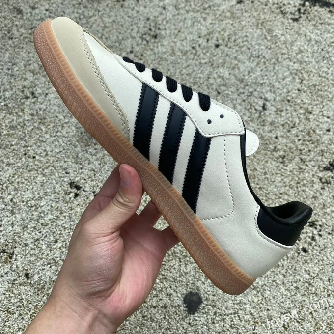 Adidas Samba Beige Black Retro Sneakers ID0478