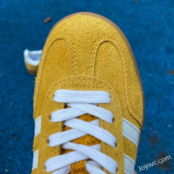 Adidas Gazelle White Yellow Retro Sneakers HQ8716