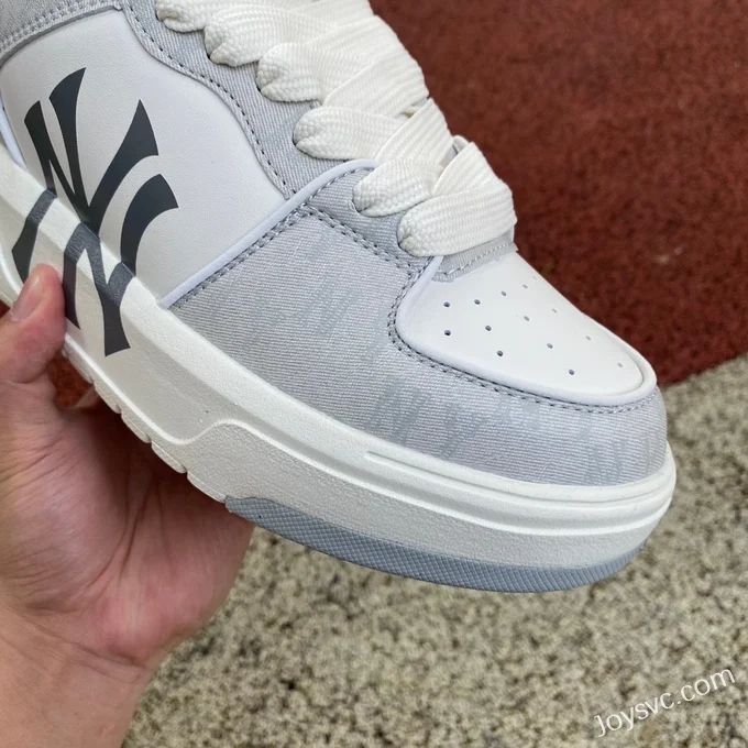 MLB White Grey NY Yankees Dad Shoes