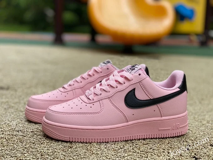 Nike Air Force 1 BY YOU Pink Black Hook