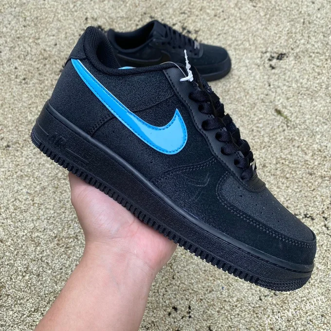 Nike Air Force 1 BY YOU Black Blue