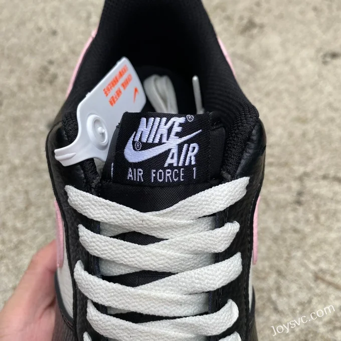 Nike Air Force 1 BY YOU Black White Pink