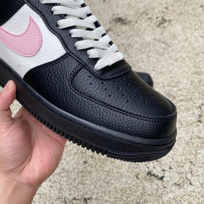 Nike Air Force 1 BY YOU Black White Pink