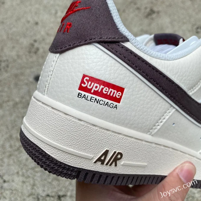 Supreme x Nike Air Force 1 BY YOU Beige Brown