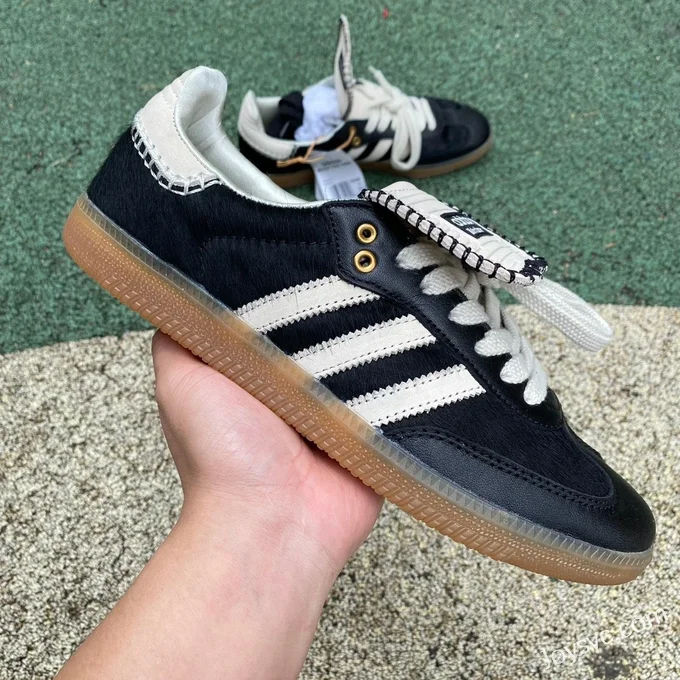 Wales Bonner x Adidas Samba Black Retro Sneakers IE0580